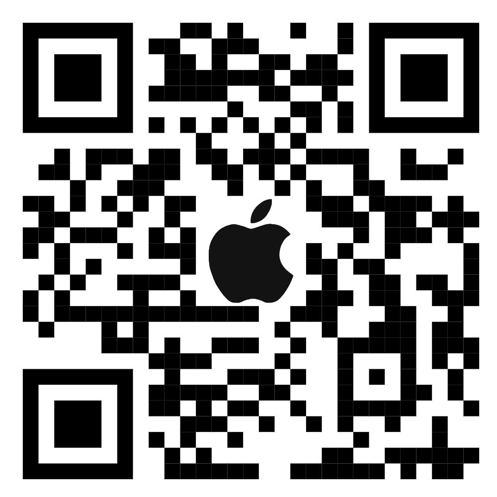 掃描 QR code 前往 App Store 下載英文駭客 iOS 版