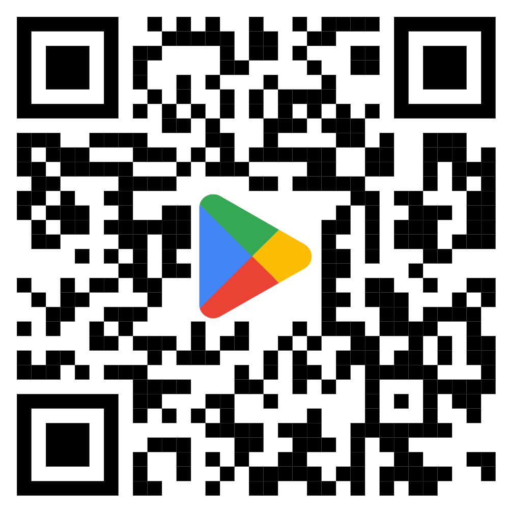掃描 QR code 前往 Google Play 下載英文駭客